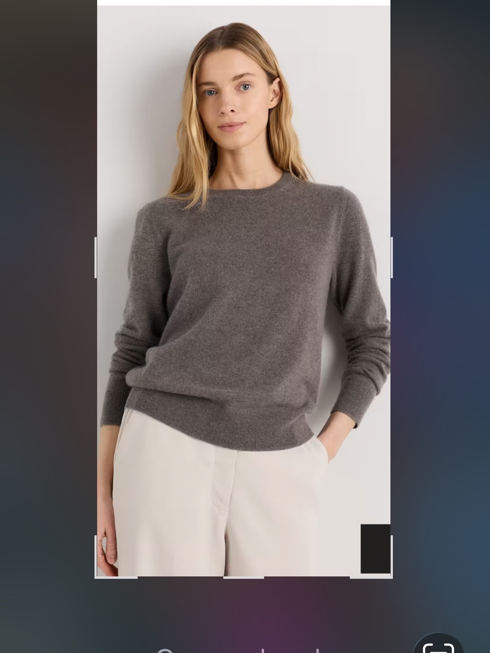 NWT Quince Mongolian Cashmere Crewneck Sweater, size small